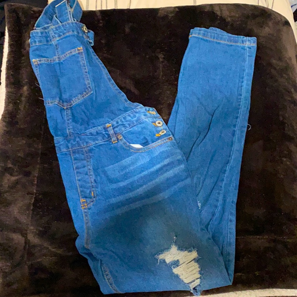 Love tree overall jeans